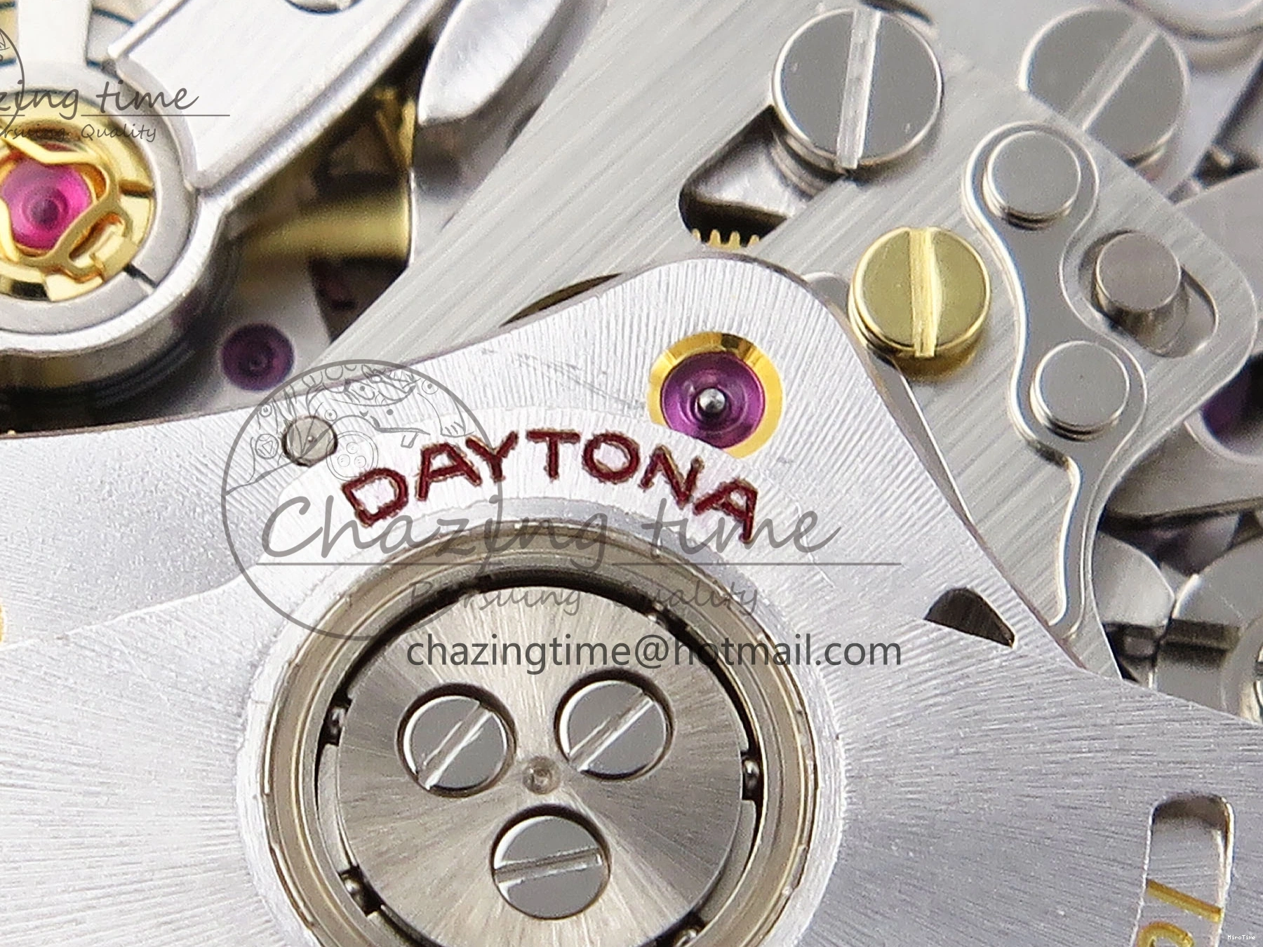 MiroTime 0416 Daytona 116515 Clean 1:1 Best Edition Silver Dial RG Markers on Oysterflex Strap SA4130 V WrinkleFree 1965